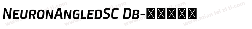 NeuronAngledSC Db字体转换